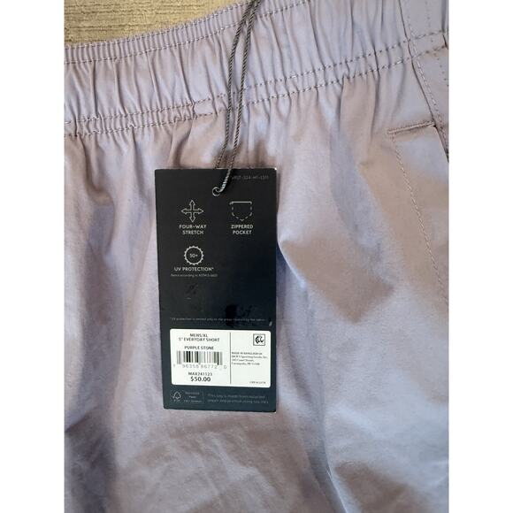 VRST Everyday Shorts Mens XL Purple Stone 5 Inch UV Stretch Swim Lined New - Picture 3 of 7